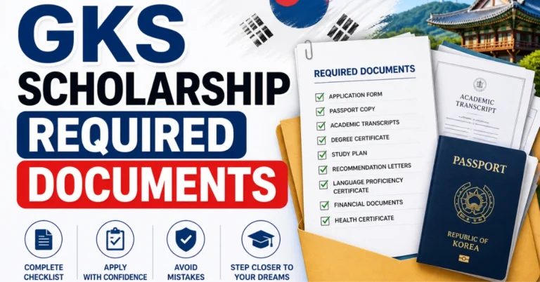 GKS Scholarship Required Documents