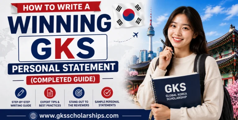 How to Write a Winning GKS Personal Statement