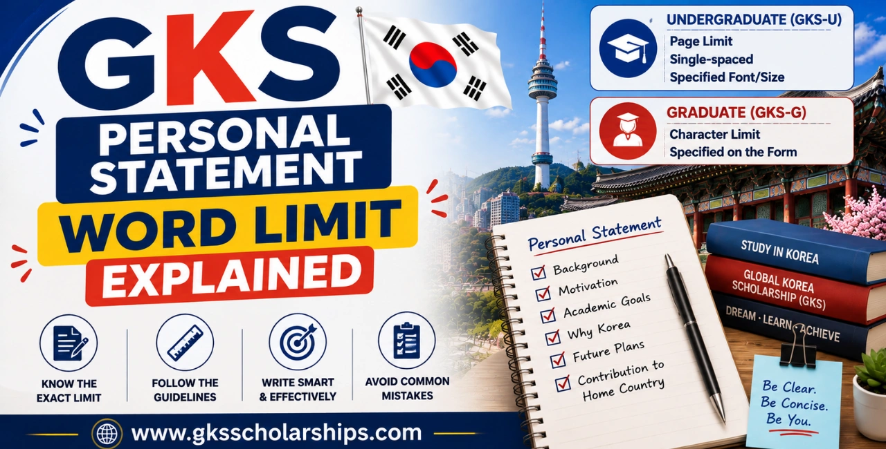 GKS Personal Statement Word Limit Explained