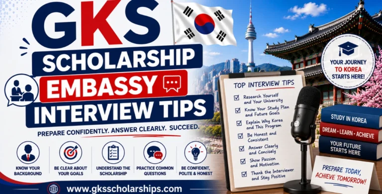 GKS Scholarship Embassy Interview Tips
