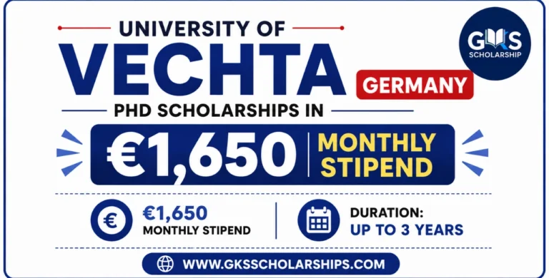 University of Vechta PhD Scholarships 2027 in Germany | €1,650 Monthly Stipend