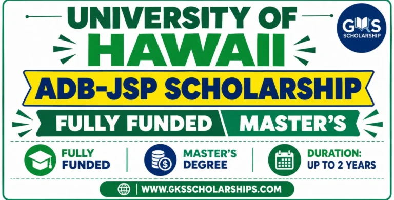 ADB-JSP Scholarship 2027 at University of Hawaii: Fully Funded Master’s