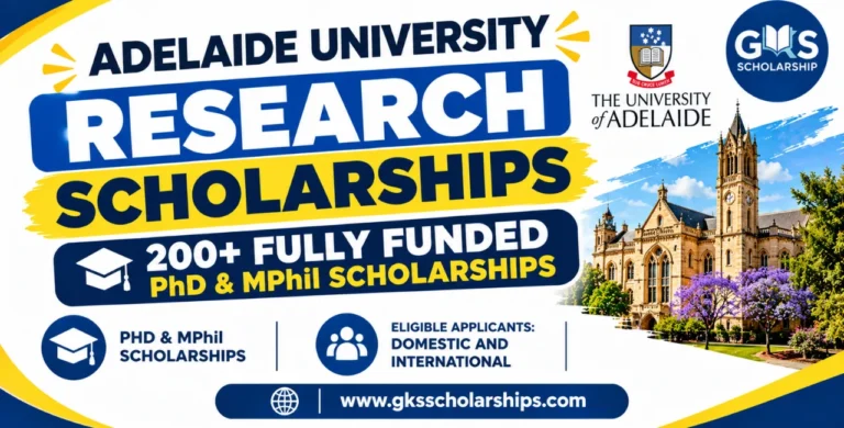 Adelaide University Research Scholarships 2027: 200+ Fully Funded PhD & MPhil Scholarships