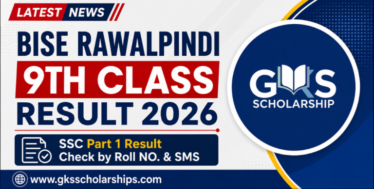 BISE Rawalpindi 9th Class Result 2026 – SSC Part 1 Result Check by Roll NO. & SMS