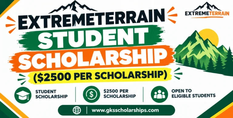 Call for Applications | ExtremeTerrain Student Scholarship 2026 ($2500 per scholarship)
