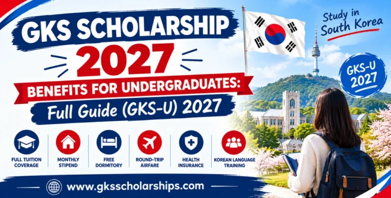 GKS Scholarship 2027 Undergraduate Benefits