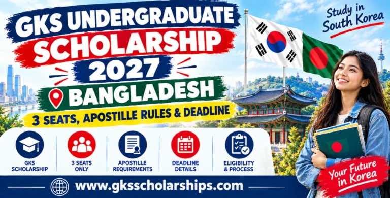 GKS Undergraduate Scholarship 2027 Bangladesh