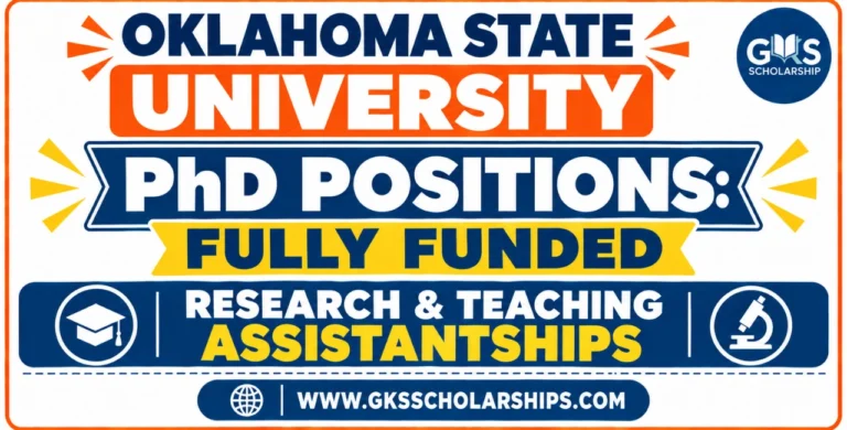 Oklahoma State University PhD Positions 2027: Fully Funded Research & Teaching Assistantships