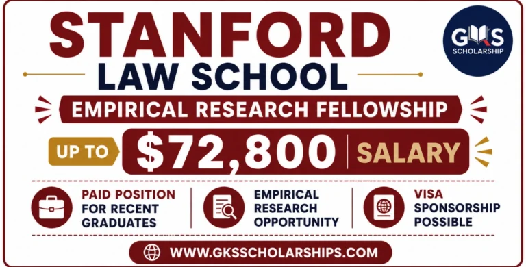 Stanford Law School Empirical Research Fellowship 2027: Up to $72800 Salary | Paid Position for Recent Graduates