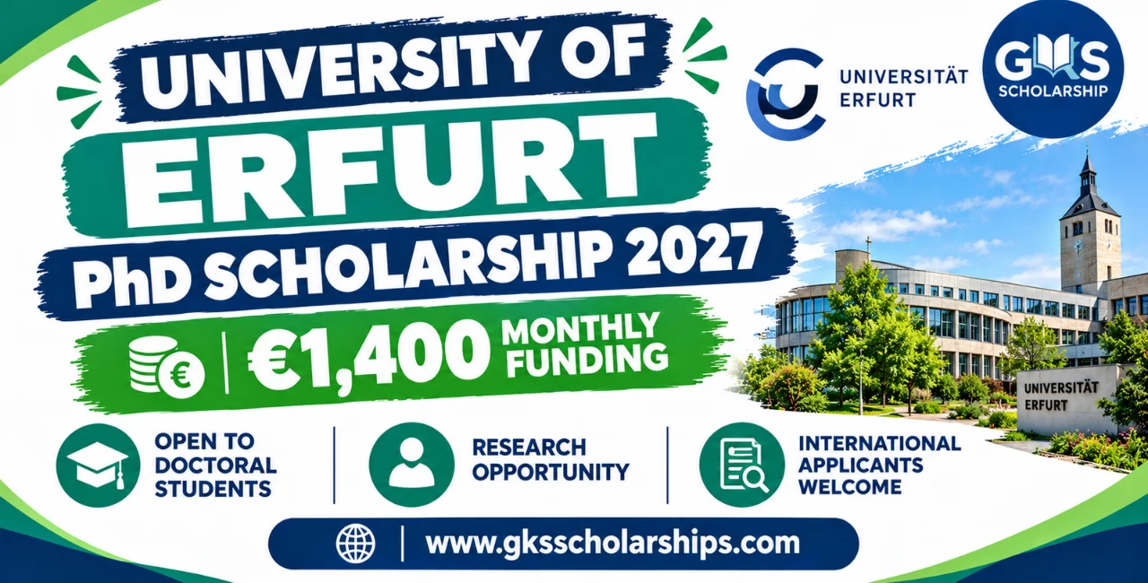 University of Erfurt PhD Scholarship