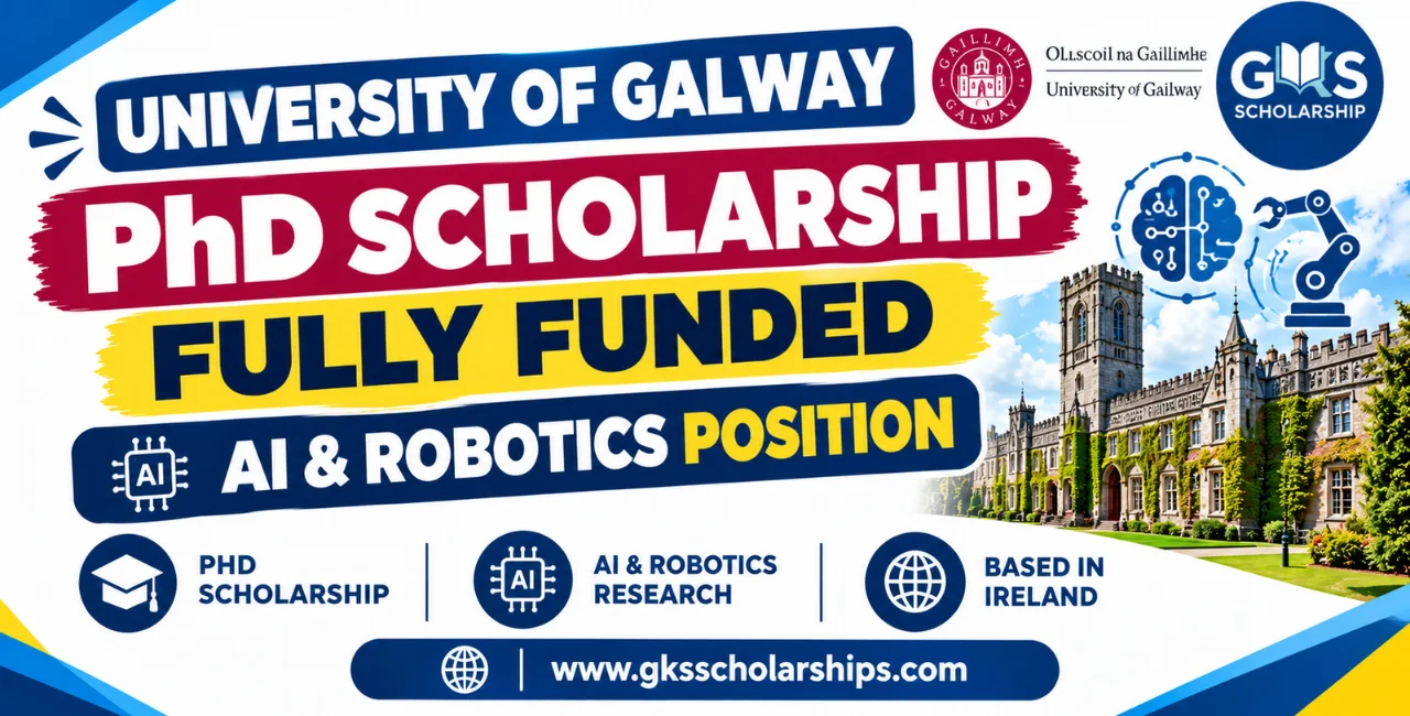 University of Galway PhD Scholarship : Fully Funded AI & Robotics Position