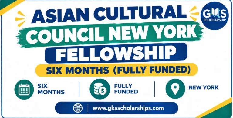Asian Cultural Council New York Fellowship 2028: Six Months in New York (Fully Funded)