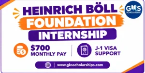 Heinrich Böll Foundation Internship 2027: $700 Monthly Pay with J-1 Visa Support