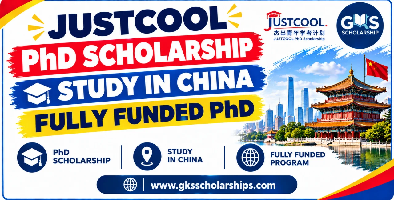 JUSTCOOL PhD Scholarship in China