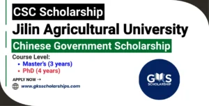 Jilin Agricultural University’s Fully Funded China Scholarship 2027: Only 5 Students Will Be Nominated