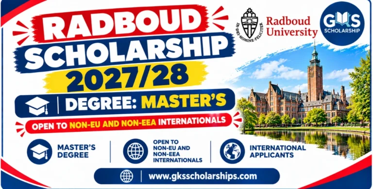 Radboud Scholarship 2027/28: Pay About 2771 Euros Instead of 19000 for a Dutch Master’s