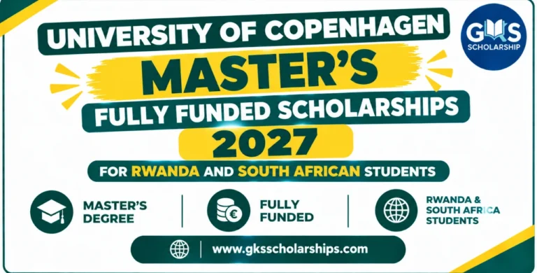 University of Copenhagen Master’s Fully Funded Scholarships 2027 for Rwanda and South African Students
