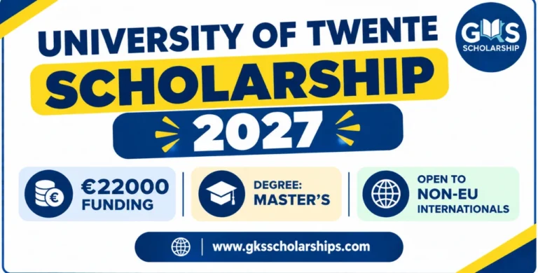 University of Twente Scholarship 2027: €3000 to €22000 for International Master’s Students